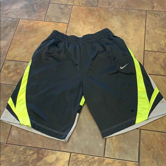 Nike Other - Men’s Large Nike Black/Silver/Neon Green Shorts